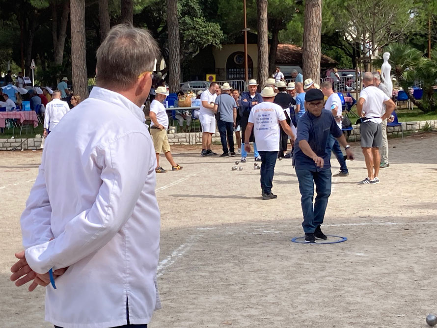 La pétanque des toqués à Juan-les-Pins. 5e édition