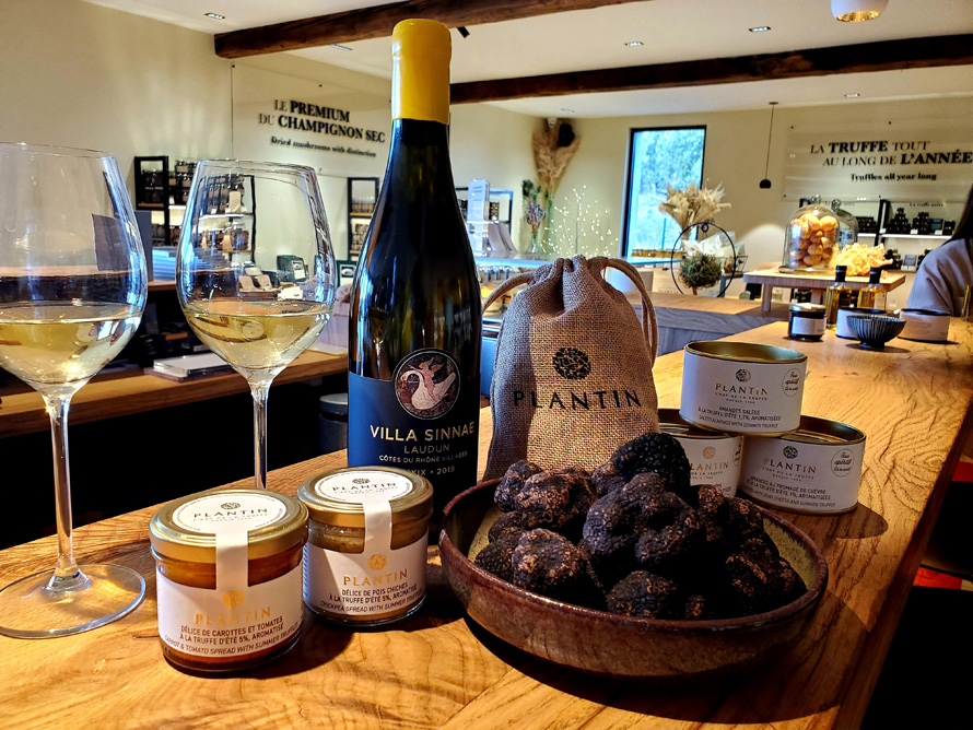 Plantin. À l’institut de la truffe, on trouve aussi des grands vins