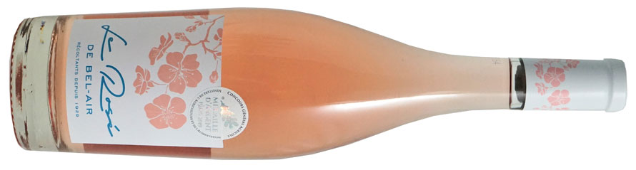 Le rosé de la semaine. Vinescence. Le rosé de Bel Air 2018