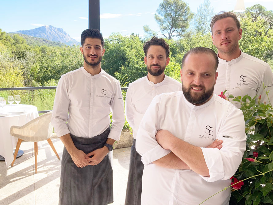 Le Saint-Estève. Hôtel Les lodges Sainte-Victoire Le Tholonet. L’épatant menu « Signature »