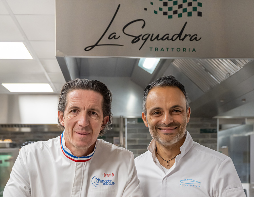 Restaurant La squadra. Grand prix hôtel*** et restaurant Le Castellet. Duo de passionnés