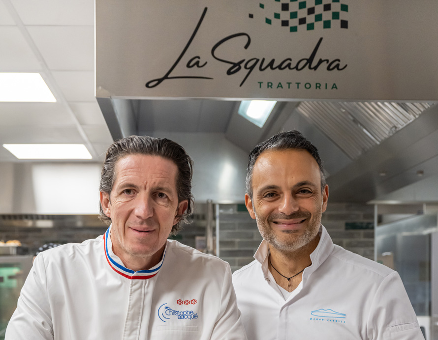 Restaurant La squadra. Grand prix hôtel*** et restaurant Le Castellet. Duo de passionnés