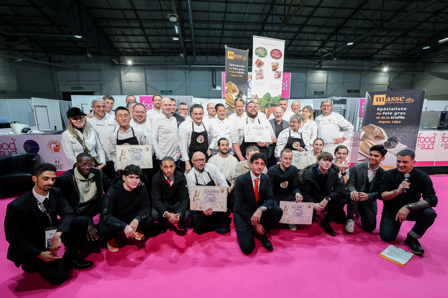 TROPHÉE MASSE. Pierre-Jean Carton du restaurant Le bec fin à Fos-sur-Mer termine à la 3e place