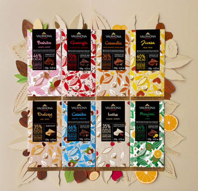 Valrhona. Nouvelles tablettes gourmandes