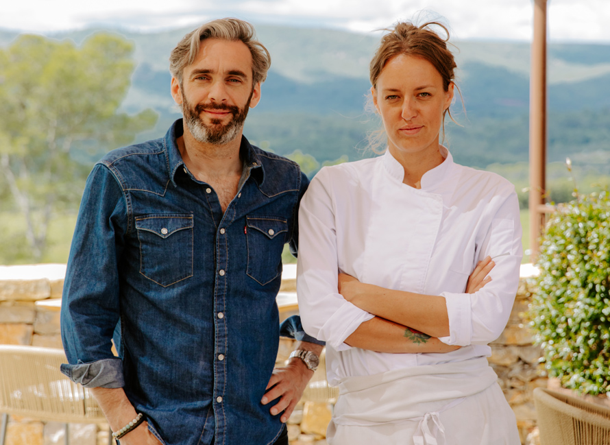 Château la Martinette à Lorgues. Vigna, la nouvelle table d'été de Valentine Davase