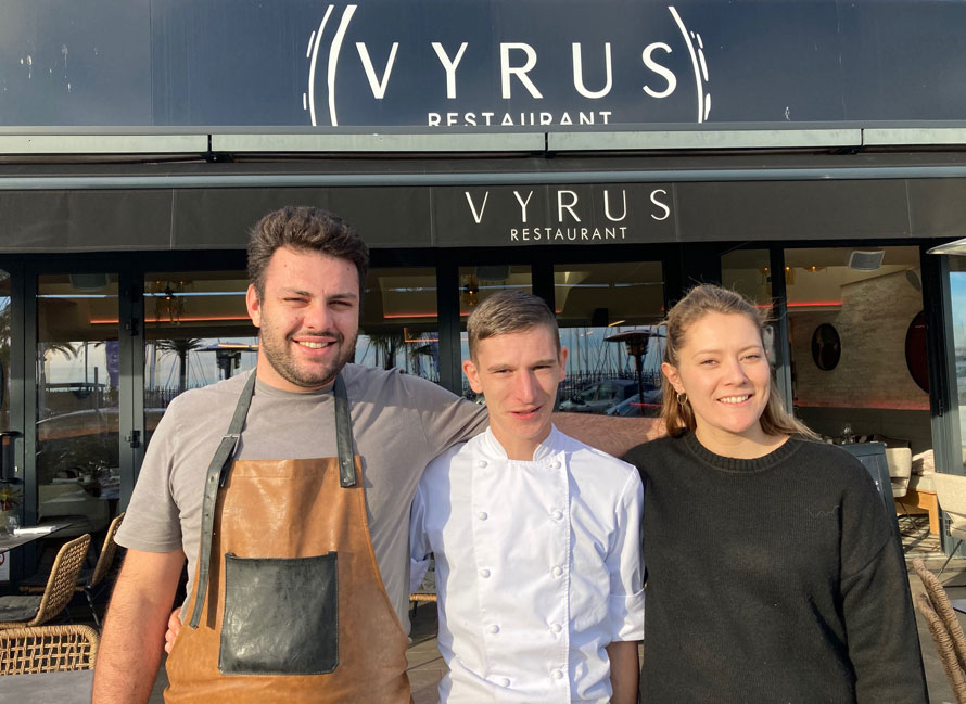 Vyrus restaurant à Saint-Laurent-du-Var. Test positif ! 