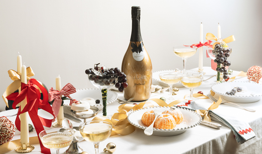 PENSE-FÊTES GOURMAND. Un crémant d’Alsace paré d’or